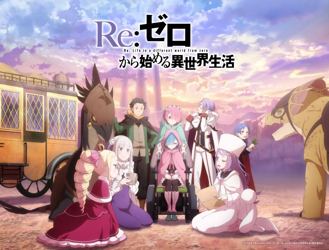 Re:Zero Confirma 4ª Temporada com Novo Visual e Previsão para 2026